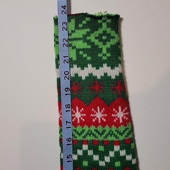 No Boundaries Ugly Christmas Sweater Holiday Pullover Crew Neck Sequins L 11 13 - Picture 14 of 16